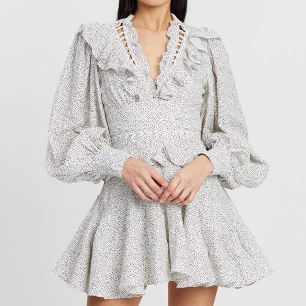 Acler Acler Wickham Dot Dress Sz US 4 NWT